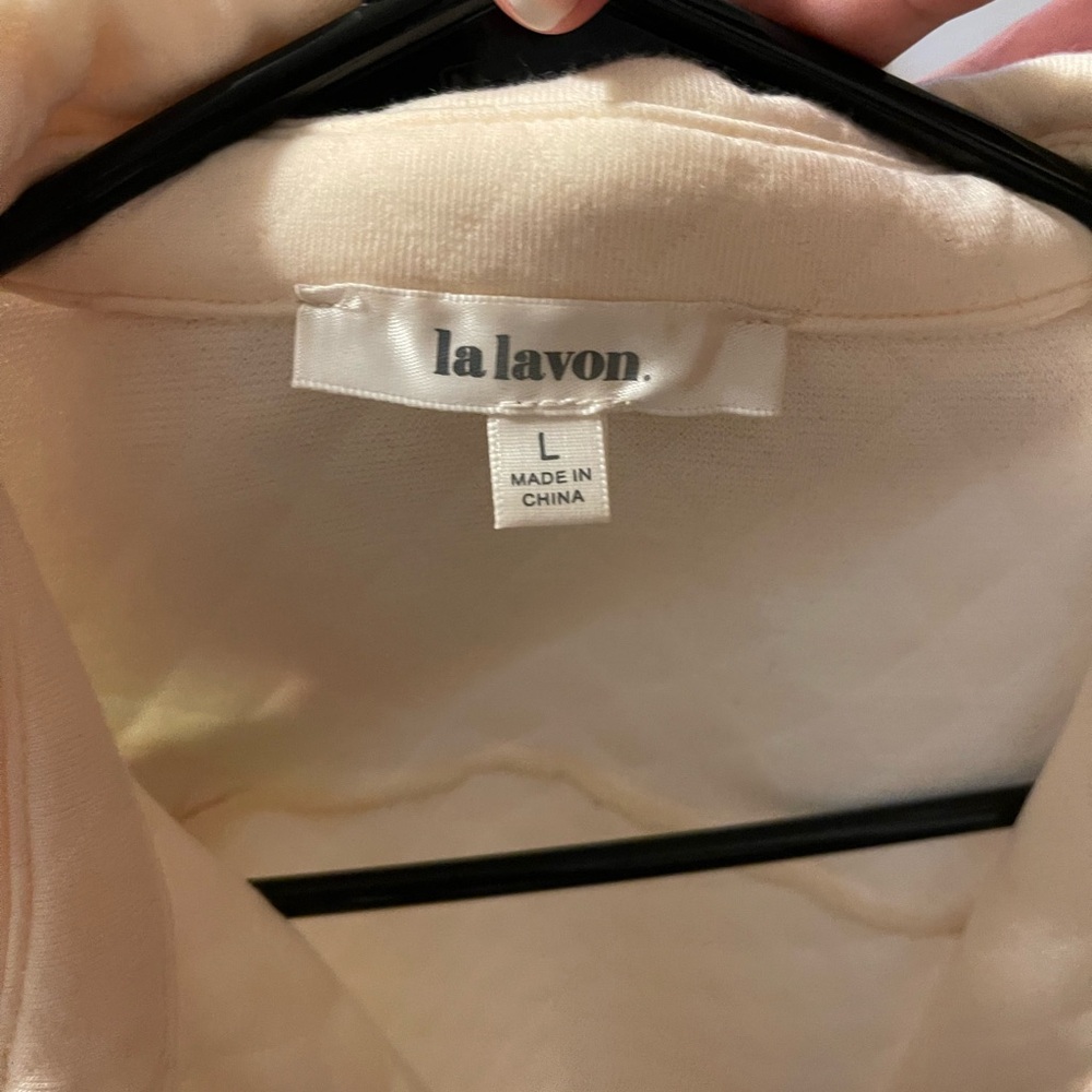 Cream Quilted Jacket - Picture 3 of 3